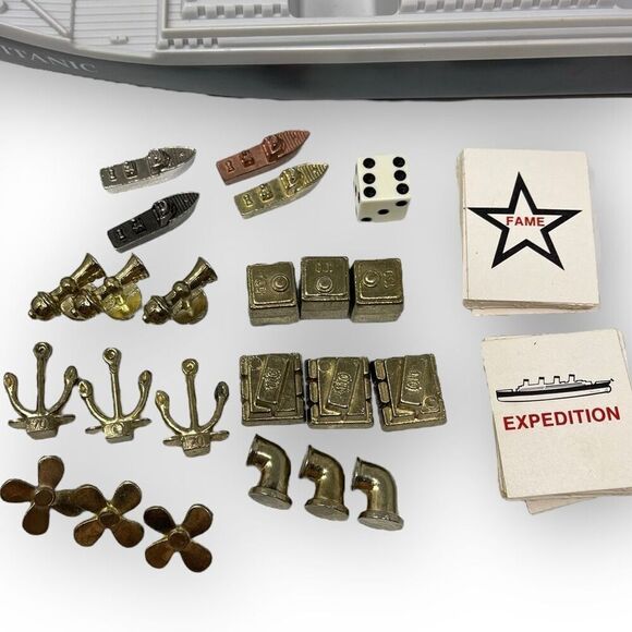 Raise The Titanic 1987 Hoyle Board Game Replacement Parts Pieces Incomplete - Picture 4 of 5